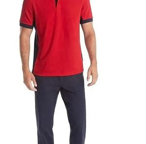 Polo épais T-shirt brodé en coton doux polos pour hommes col en tissu impression personnalisée t-shirts polo personnalisés en gros - Product Image 6