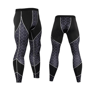 Men's <b>Long</b> <b>Sleeve</b> <b>Compression</b> <b>Shirt</b> Leggings Set Quick Dry Breathable Base Layer 2 Piece Sportswear - Product Image 5