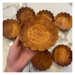 Handmade Wooden <b>Serving</b> <b>Spoon</b> from Vietnam for Home Kitchens Food Preparation Restaurant Use Retail Packaging and Giftware - Product Image 1