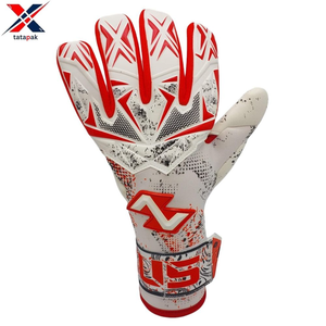 Professional High Quality Leather Outdoor Waterproof Soccer Football Goalkeeper Gloves Breathable Non-Slip Adjustable Wrist Full - Product Image 6