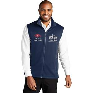 Men's F906 Custom Embroidery Logo Texts <b>Vest</b> Collective Smooth Fleece with Personalized 2025 Waistcoat - Product Image 1