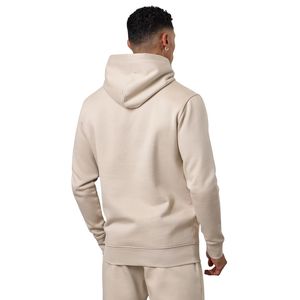 Sudadera con Capucha de Forro Polar Beige para Hombre, Sudadera Informal con Cierre de Cremallera, Manga Larga, Ropa Deportiva de Invierno para Gimnasio - Product Image 2