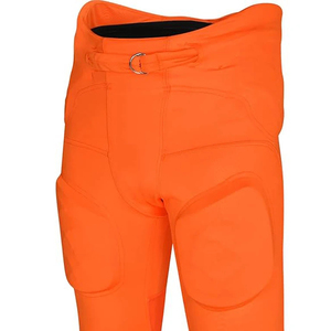 Pantalon de football américain de qualité supérieure pour hommes, avec protection intégrée et coussinets intégrés, en sergé résistant pour les tackles. - Product Image 2