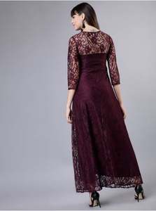 Vestido Casual con Cuello Redondo para Primavera, Manga 3/4, Cintura Natural - Vestido Midi con Estampado Floral para Mujer, Talla Grande, Cuello en V, ODM - Product Image 5