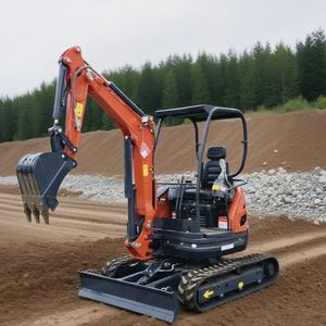 공장 직판가 쿠보타 미니 굴삭기, 2.5톤 소형 굴착기, 철거 및 도랑 파기용 롱 암, 엔진 모터 장착 - Product Image 2