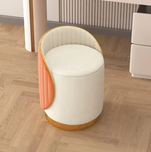 Puf Otomano Moderno y Lujoso de Metal y Terciopelo, Multifuncional, Listo para Bodas, Personalizable, Origen India - Product Image 3