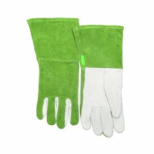 Guantes de Soldadura de Piel de Cabra y Piel de Vacuno de Alta Calidad, Protección para las Manos, Seguridad Industrial, Resistentes al Fuego, Guantes para Barbacoa - Product Image 5