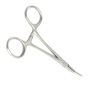 Pinzas de Crile Manuales de Acero Inoxidable de 5.5 Pulgadas Curvas de Grado Premium Autoclavables, Hemostato Quirúrgico con Certificación CE para Uso Médico y Dental - Product Image 3