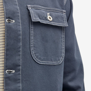 Custom Heavyweight <b>Canvas</b> Work <b>Jacket</b> <b>Men</b> Plain Work <b>Jacket</b> Collar Zipper Multi Pocket <b>Jacket</b> for <b>Men</b> Wholesale Winter Wear - Product Image 4