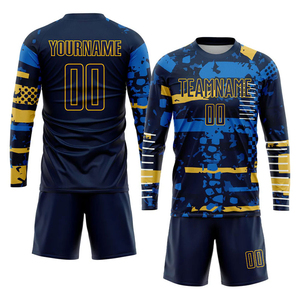 Custom Breathable Quick Dry 100% Polyester Crew Neck Short Sleeve Solid Soccer Jerseys Uniform Sets Oem Service Soccer - Product Image 1