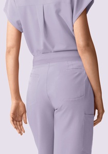 Bata de laboratorio unisex de algodón y poliéster de punto, blanca, de alta calidad, con detección de agujas, para médicos, uniforme de hospital de manga larga - Product Image 4
