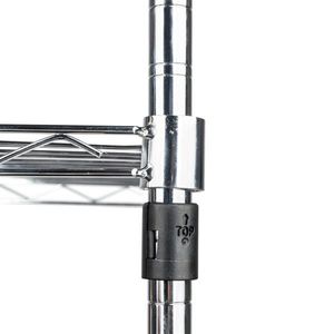 Organizzatore per Armadio Resistente Cromato, Appendiabiti Portatile con Ganci, Scaffale per Casa - Product Image 3