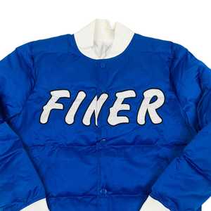 Abrigo Acolchado Zeta Finer para Mujer, Chaqueta Azul de Invierno, Chaqueta Cálida con Botones, Estilo Casual, Ropa de Calle, Abrigo Cómodo - Product Image 3