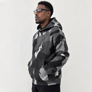 <b>Men</b> Hoodie Pullover <b>Grey</b> Casual Hooded <b>Sweatshirt</b> with Pocket Long Sleeve Streetwear Style <b>Men</b> Custom Design Hoodie - Product Image 2