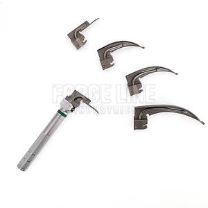 Laringoskop Tıbbi Cihaz Ayarlanabilir LED Bıçaklı Yüksek Hassasiyetli Laringoskop Paslanmaz Çelik Cerrahi Alet - Product Image 4