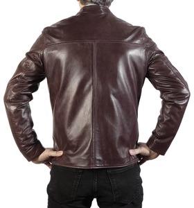 Veste en cuir pour homme personnalisée, tendance, décontractée, style streetwear, moto, sur mesure - Product Image 2
