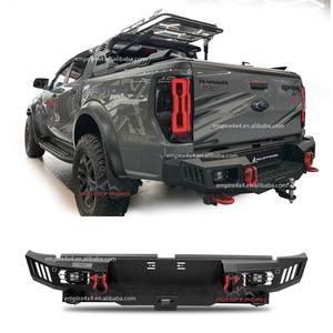 Serie F15 4x4 con 4 luces LED con asiento de cabrestante parachoques trasero parachoques delantero barras de barra de toro para Ranger Raptor 2018 ~ <span class=keywords><strong>2022</strong></span> - Product Image 2