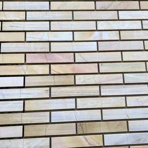 Dalles de marbre blanc laiteux en calcite, traitées en usine, modernes, polies et finies, 24x24, imperméables, durables, écologiques, garanties à vie - Product Image 1