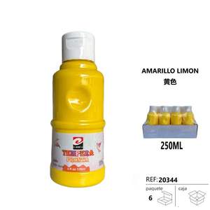 Pintura al Óleo Amarilla Única, Técnica TEMPERA AMARILLO, para Papel - Product Image 1
