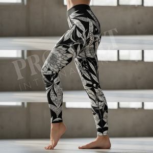 Custom Clothing Manufacturer Running Jogging Streetwear Custom Printed Leggings Custom Logo Design Whole Workout Leggings Pants - Product Image 4