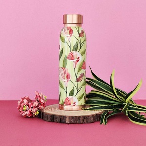 Copper Water Bottle Elegant Peacock Printed Copper Bottle for Health & Daily Use - Product Image 6