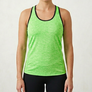 Camiseta sin mangas para mujer, producto de primera calidad, tela de algodón, cuello redondo, sin mangas, para mujer. - Product Image 1