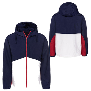 Unisex Autumn <b>Running</b> Hooded <b>Jacket</b> Waterproof & Breathable Quick Dry <b>Reflective</b> Design 100% Polyester - Product Image 3