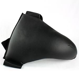 Protecteur d'aine de boxe en cuir de vachette véritable MMA Muay Thai Training Protector for Protectors - Product Image 1