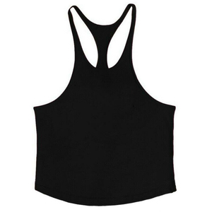Wholesale 100% Cotton Knitted Crew Neck Solid Men <b>Tank</b> <b>Top</b> Breathable Sleeveless Sporty Workout Casual <b>Loose</b> Fit Summer - Product Image 1