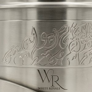 Ramadan 2027 Luxury Food-Grade 304 Stainless Steel Chafing Dish Set Arabic Calligraphy <b>Buffet</b> <b>Server</b> Heat Retention Wholesale - Product Image 2