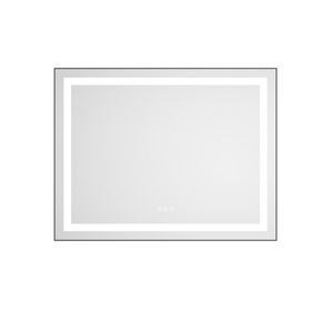 Specchio LED da Bagno 36 X 28 Pollici con Illuminazione Frontale e Posteriore, Montaggio a Parete, Cornice in Alluminio, Antiappannamento, Memoria, Disponibile in 3 Misure - Product Image 3