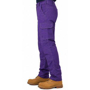 CAT2 <b>Fire</b> Resistant Work Pant with Large Pockets 7.5OZ Cotton NFPA 2112 Flame Resistant Cargo FR Pants FR Urea Buttons S-5XL - Product Image 4