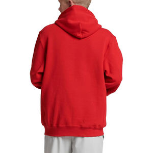 เสื้อฮู้ดดี้สีเทาเข้มสำหรับผู้ชาย ทรงโอเวอร์ไซส์ ผ้าฟลีซหนานุ่ม สวมใส่สบาย แขนยาว มีกระเป๋าจิงโจ้ สไตล์สตรีทแวร์ - Product Image 4