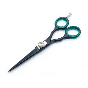 Ciseaux de coiffure professionnels en acier inoxydable 440C, lame tranchante, manche moyen, pour droitiers, poignée en plastique, ciseaux de coupe de cheveux - Product Image 2