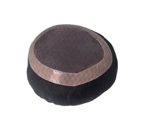 Human Hair Mono Base Toupee Bonnet <b>Wig</b> <b>for</b> <b>Men</b> with Bangladesh Hair Patches and Taz Hair - Product Image 6