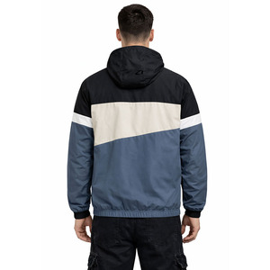 Chaquetas de Hombre Estilo Casual Y2K, Chaqueta Cortavientos de Calidad Personalizada, Cierre Frontal con Cremallera, Bloques de Color, Ribetes Elásticos, 100% Nailon - Product Image 5