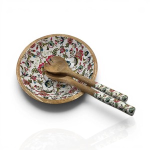 Tazón de Servir de Madera con Diseño Moderno, Hecho a Mano, Ecológico, Apto para Lavavajillas y Congelador, Vajilla para Fiestas y Cenas - Product Image 6
