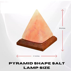 Modern Look Himalayan Pyramid Shaped Salt <b>Lamp</b> Pure Mineral Himalayan Pyramid Shaped Salt <b>Lamp</b> For Office - Product Image 6