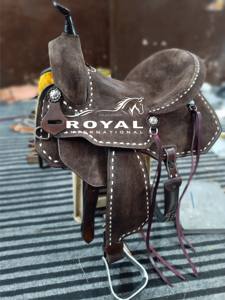 Silla de Montar para Caballo de Cuero Marrón Chocolate de Alta Calidad con Estribos de Aluminio, Tamaños y Colores Personalizados Disponibles, Se Aceptan Pedidos al por Mayor - Product Image 2