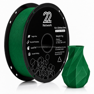 Filamento PLA+ Verde Navidad 22Network al por Mayor, 1.75mm, Bobina de 1KG, Filamento Industrial para Impresora 3D, Alta Velocidad 300mm/s, OEM ODM - Product Image 1