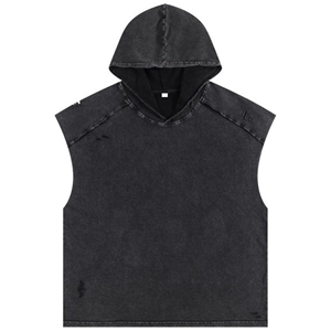 เสื้อกล้ามวินเทจผู้ชายสไตล์ไฮสตรีท ผ้าฝ้าย 100% ระบายอากาศได้ดี ทรงฮิปฮอป สตรีทแวร์ - Product Image 1