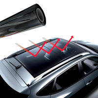 Film teinté pour vitres de voiture 100% UVR 2 plis, fabrication sur mesure, isolation thermique, rejet des UV, PET auto-réparant, anti-rayures, changement de couleur
