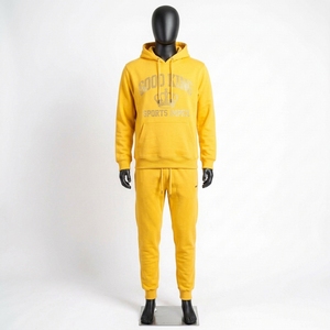 Ensemble de survêtement unisexe personnalisé à ourlet brut avec strass, 2 pièces, streetwear d'hiver pour hommes - Product Image 6