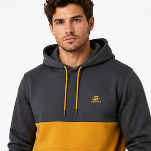 Best Selling High Quality Comfortable Fit Men Hoodies & <b>Shorts</b> Sets Quick Dry <b>Polyester</b>/Cotton Blend Spring Season Custom Colors - Product Image 5