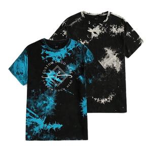 T-shirt unisexe en coton premium OEM 2026, tie-dye, impression personnalisée, coupe oversize, aspect vintage délavé, design vierge pour homme, tissu jersey - Product Image 4