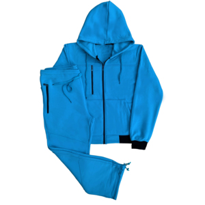 Ensemble décontracté deux pièces en velours pur pour femme, coupe confortable, fabriqué en usine, survêtement pour homme 2026 - Product Image 2