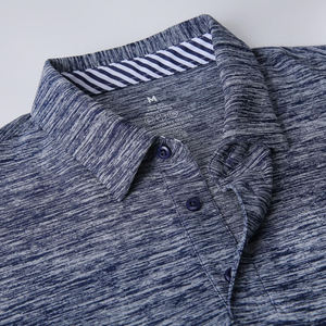 Polo ajusté pour homme avec logo personnalisé, manches courtes, décontracté, mélange de coton, vente en gros, prix bas, vêtements - Product Image 5