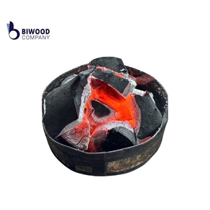 Carbón Negro KHAYA 100% Madera Dura en Trozos, Sin Mezclas, Sin Polvo, Sin Chispas, Alta Calidad para Barbacoa - BIWOOD COMPANY, Larga Duración - Product Image 1