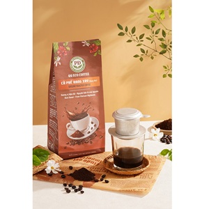 กาแฟโรบัสต้า 100% คั่วกลาง รสชาติเข้มข้น บดละเอียด เกรดพรีเมียม อายุการเก็บรักษา 18 เดือน จากเวียดนาม QQ Eco Coffee - Product Image 1