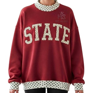 Sudadera de Forro Polar Oversize para Mujer con Cuello Alto, Personalizable con Logotipo, Venta al por Mayor, Calidad Premium, Estilo Urbano, de Alta Demanda - Product Image 2